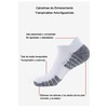 micsun Calcetines Deportivos para Hombre, Calcetas de Algodón Transpirable, Calcetín