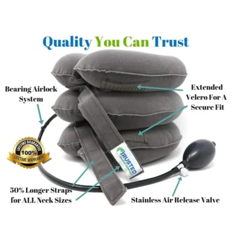Trusted Cervical Neck Traction Device - One Size Fits All