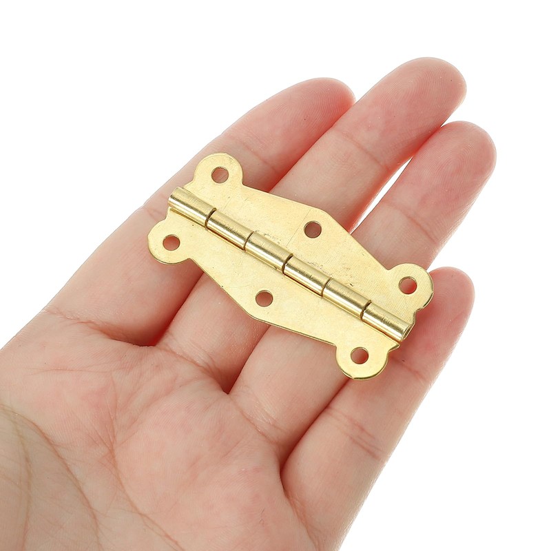 PATIKIL Small Vintage Box Hinges, 2 Inch, 12 Pack, 180-Degree