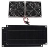 Solar Panel Fan Kit Waterproof Portable Environment Friendly Solar Exhaust