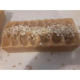 Handmade 2 lb. Buttermilk Soap Loaf w/Oatmeal , Honey & SHEA BUTTER