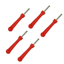Dapetz ® 5X Plastic Handle Car Bike Valve Core Removal Tools Valve Core Tyre Repair Single Head Valve Stem Core Screwdriver Remover Tool for Car Bike Motorbike Car Truck