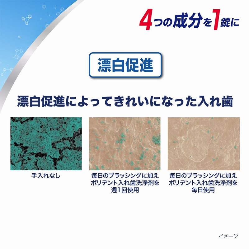 Denture Cleanser Smokers Polident 40 Tablets