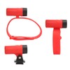 3Pcs USB Rechargeable Wrist Band Torch Wrist Ankle Light Flashlight