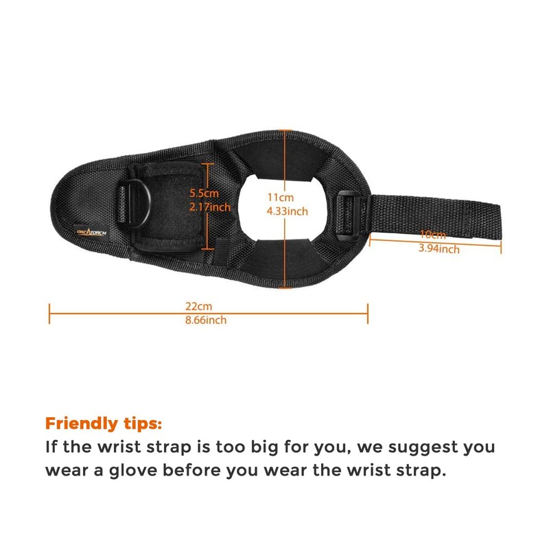 ORCATORCH Flashlight Holder Military Belt Nylon Bag Flashlight Case Pouch