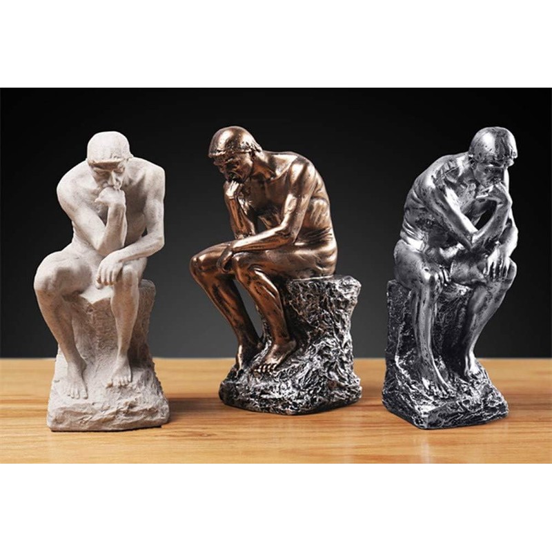 Aendu Creative Thinker Statues Individual Figurine for Living Room Decor
