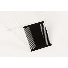 Medieval Gears Brand Handmade Cow Pocket Horn Comb Natural Finish 3" by 2.5" Medieval Style