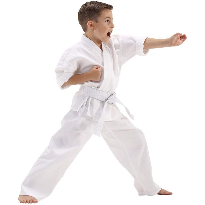 TMA 6.5 OZ KARATE GI/UNIFORMS (ELASTIC DRAWSTRING) (White, 0000)