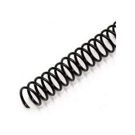 CFS Products 8-mm (5/16") Binding Coils - Coil08 - Pre-Sized to fit Letter Sized Paper - 4:1 Pitch (4 Holes per inch) - 12" Long - Compatible with GBC, Trubind, Fellows Binding Machines - 100 Per Box