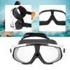 WHALE Professional Adults Electroplating Anti fog Swimming Glasses (Silver Black)