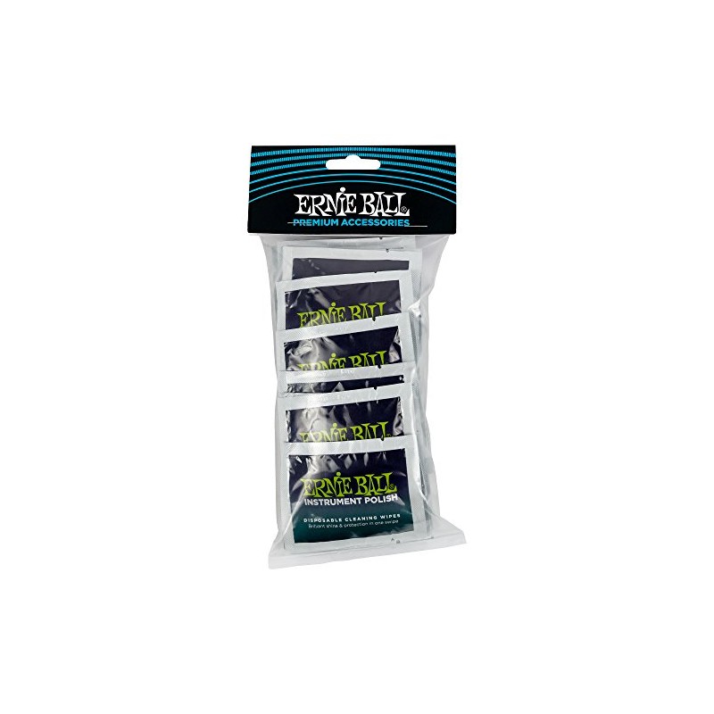 Ernie Ball Wonder Wipes Instrument Polish, 20-pack (P04248)