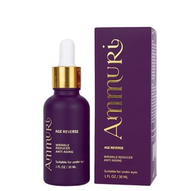 AmmuRi Anti-Aging Serum with Matrixyl 3000, Vitamin C, Hyaluronic Acid, Organic Aloe Vera, for Wrinkles, Lines, Acne, Sensitive Skin 30ml