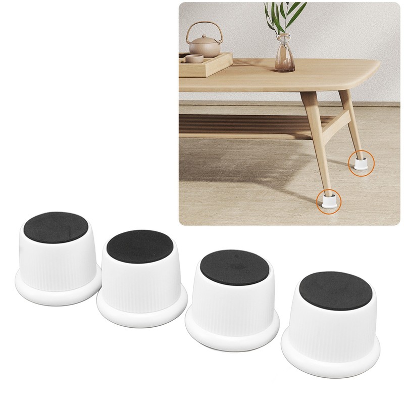4Pcs Height Adjustable Furniture Riser Wear Resistant Non Slip Furniture