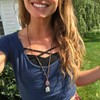3Pcs Crystal Stone Necklace Cord Empty Stone Pendant Necklace Holders
