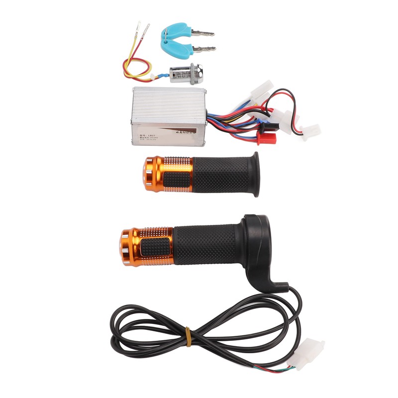 24V 250W Brushed Motor Speed Controller Throttle Grip Power Lock