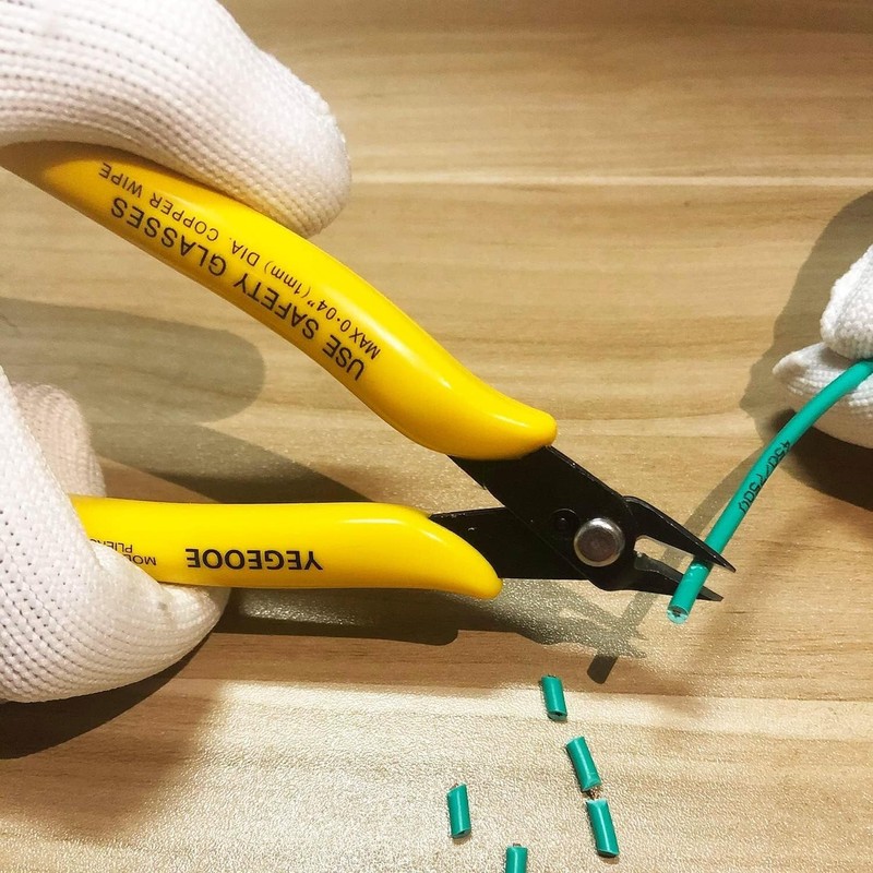 YEGEOOE Flush Wire Cutter, 10PACK Precision Diagonal Cutting Pliers Small