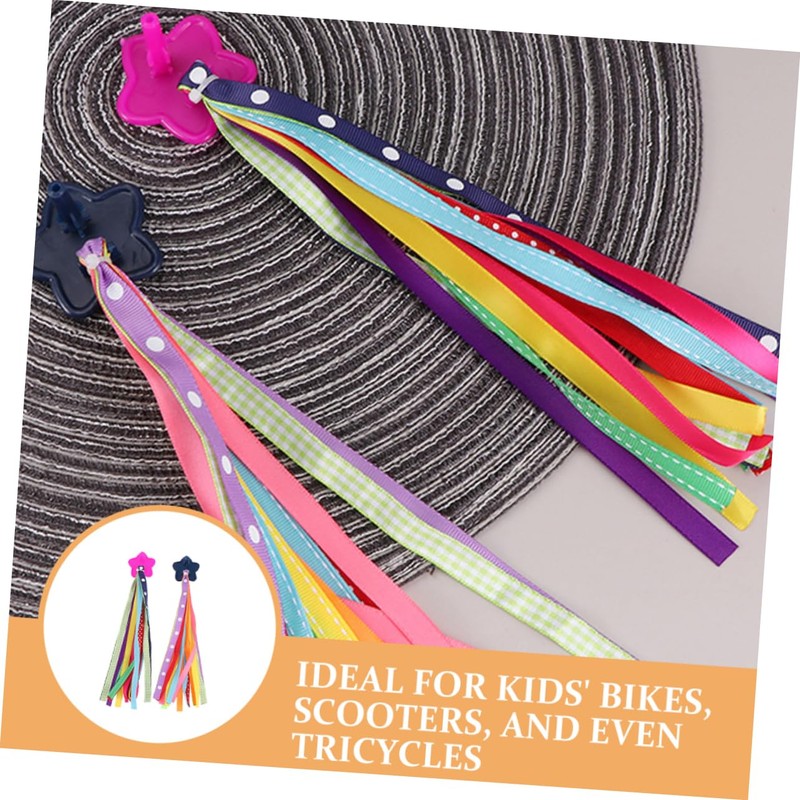 Sosoport Mini Bike Accessories Streamers Scooter Handlebar Tassels for Boys