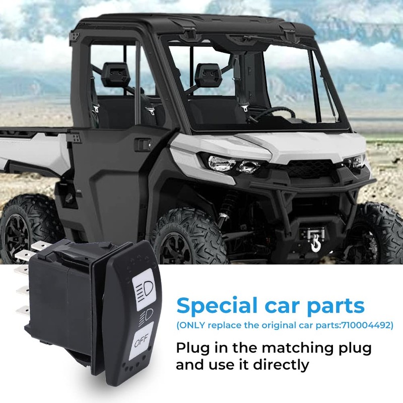 Headlight Switch for CAN-AM Maverick X3 Defender Maverick Trail and