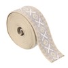 uxcell 5 Yards Cotton Webbing Strap, 2-inch(50mm) Jacquard Webbing Ribbon