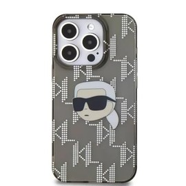 CG MOBILE Karl Lagerfeld IML Hard Case with Electroplated Karl Head and Monogram Design for iP