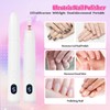 Nagelfräser für Gelnägel, 18000 U/min, Elektrische Nagelfeile Professionell mit LED