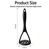 Potato Masher Silicone Set, 2PCS 10.4 Inch Non-Scratch Kitchen Tool