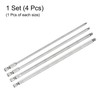 sourcing map 4pcs Ball End Hex Screwdriver Bit Set 3mm-6mm