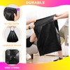 Homifest 8 Gallon Drawstring Trash Bags,80 Count Black