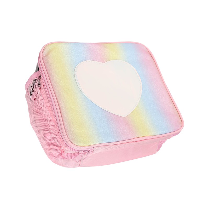 Lunch Bag Small Lunch Box Gradient Pink Reusable Leakage Proof