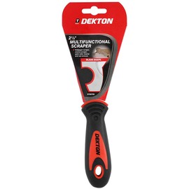 Dekton 2.5"Professional Scraper-Heavy Duty Stainless Sturdy Steel Blade| Ergonomic Rubber Grip Handle For Comfort| 2.5" Blade| Ideal For Scraping Wallpaper, Filling Cracks And Repairing Holes| Durable