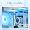 ID-COOLING FX240 INF White 240mm Liquid CPU Cooler, AIO Cooler