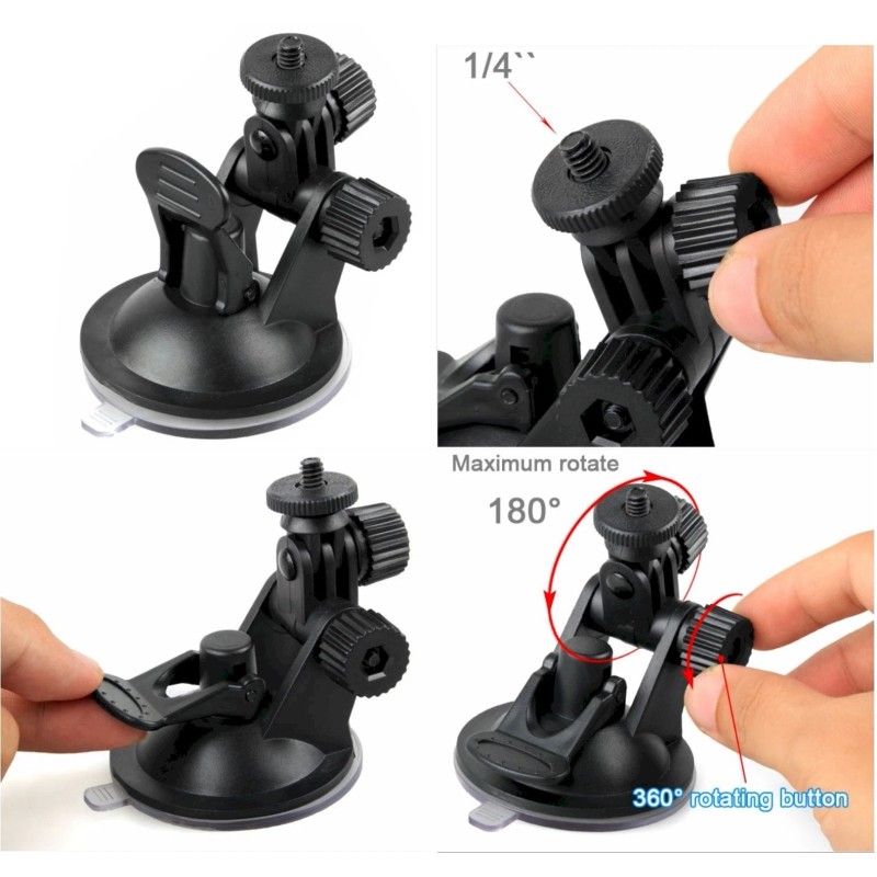 Car Phone Mount - Cell Phone Holder for Car Windshield