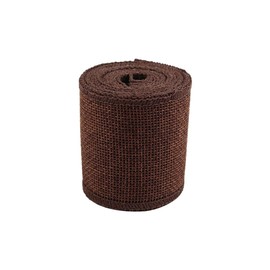 BrightGlow Sackleinen Band Rolle Jute-Netzbänder zum Basteln Dekoband Geschenkband Weihnachten Juteschnur Gewebeband Weihnachtsband Stoffband Bastelband für Geschenk Handwerk Dekoration Kaffee 12 M