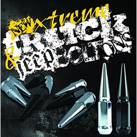 Metal Lugz 7206K8-BLK Spiked Lugz- Dually Black 19mm Lugnut (Spiked)