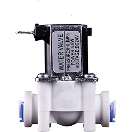 IJPDXOLBQ Electric Plastic Solenoid Valve 12V 24V Normally Closed 1/4 3/8 Inch Hose Pipe Quick Conntection Water Reverse Osmosis System Useful (Color : 24v, Size : 6.35mm)