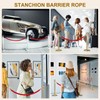 sourcing map Twisted Stanchion Rope 3.28 Ft/1 M, Barrier Rope