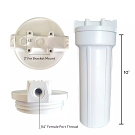 Pentek White Filter Housing Sump for Reverse Osmosis 10" by 2.5" Pentek Part # 158125