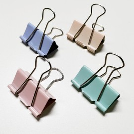 Mo Landi Large Binder Clips Big Paper Clamps Clips for Office Supplies, 1.6-Inch/41mm Width Color 1.6-Inch (22 Pack)