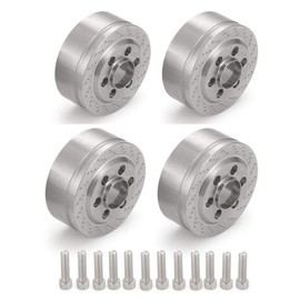 RCLions 4pcs RC Wheel Weight Block 85g Stainless Steel Counterweight Upgrade Parts for 2.2" Beadlock Wheels