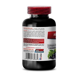 Píldoras de resveratrol - Píldoras antiarrugas - El mejor cuidado de la piel antienvejecimiento, suplementos de colágeno, resveratrol, ácido hialuróni