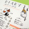 WORLD CRAFT MOKFS-004 Moomin Sparkly Clear Flake Seal, Snowflake