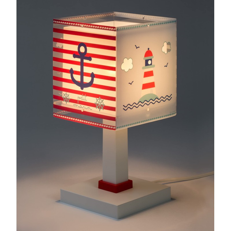 Dalber Petit Marin Children's Table Lamp Bedside Lamp Sailor Whale,