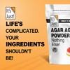 It's Just - Agar Agar Powder 6oz, Vegan Gelatin Substitute,