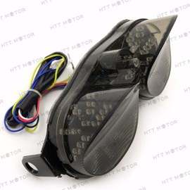 HTTMT MT177- New Smoke Rear Led Tail Light Compatible with 2001-2002 Yzf R6 Yzfr6 01 02