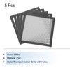 MECCANIXITY 5PCS PC Dust Filter, 140mmx140mm PVC Computer Case Cooler