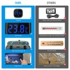 Brifit Aquarium Thermometer Digital, Glue-On Mini Thermometer Aquarium, LED Display