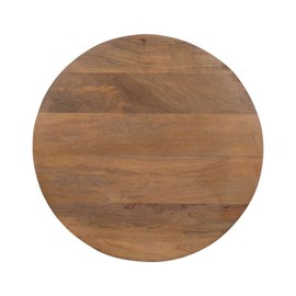 SAFAVIEH Home Collection Whent Coastal Natural and Black Round Accent Table