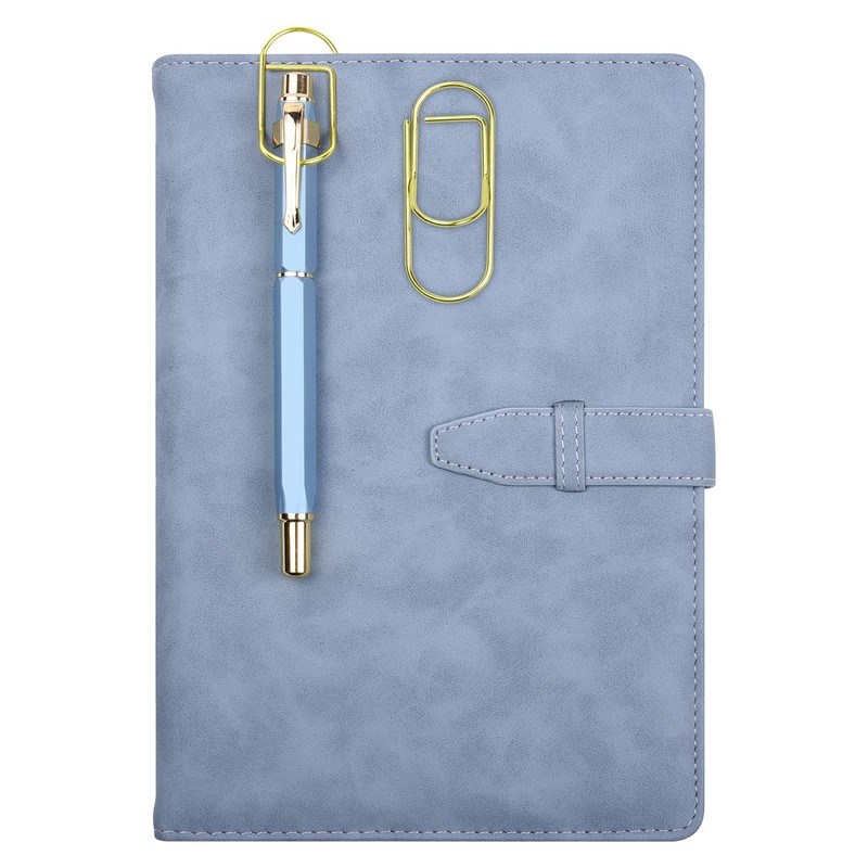 Wisdompro Pen Clip for Notebook Gold, 12 Pack Stainless Steel