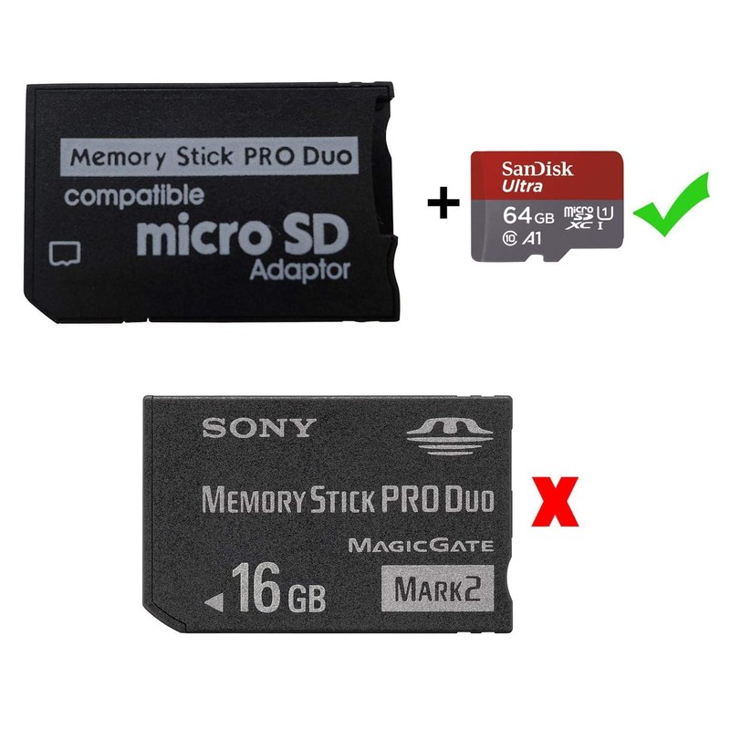 Dongchunxi - Card Adapter Micro SD to Memory Stick Black