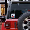 RetroPlanet Vinyl Sticker; Connecticut Nautical Flag, CT State Abbreviation Die